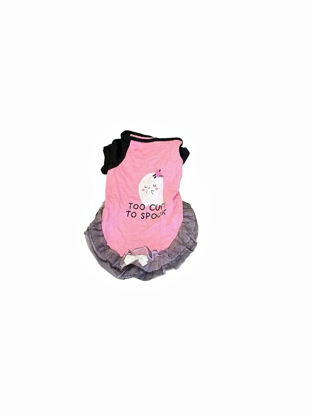 Pink & Black Dog Halloween Dresses